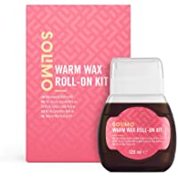 Marca Amazon - Solimo Cera depilatoria tibia roll-on- 120ml